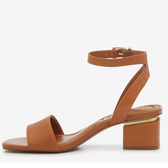 Vince Camuto Acaylee Leather Heel Sandals Size 11 Wide - Picture 4 of 8